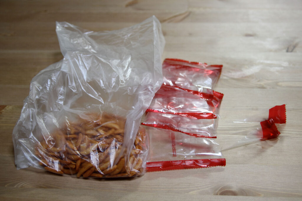 ピーナッツは取り除く