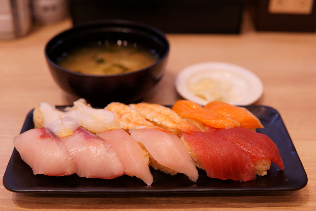 かっぱ寿司 にぎり12貫人気ネタ尽くし