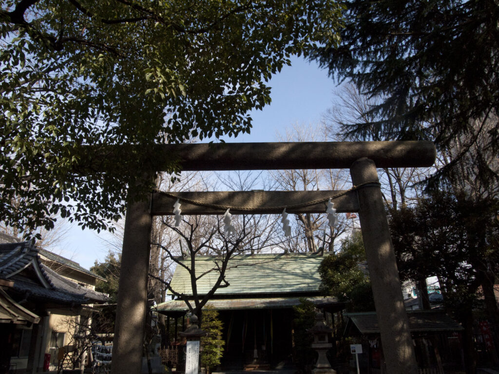 仲町氷川神社 鳥居