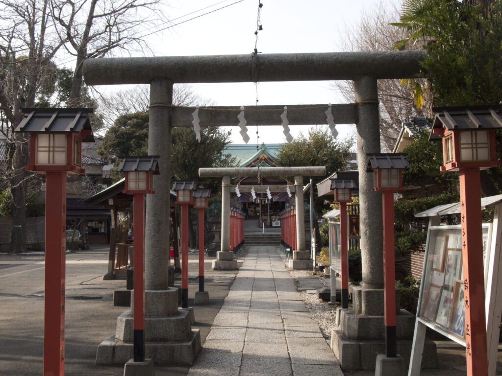 千住神社 鳥居