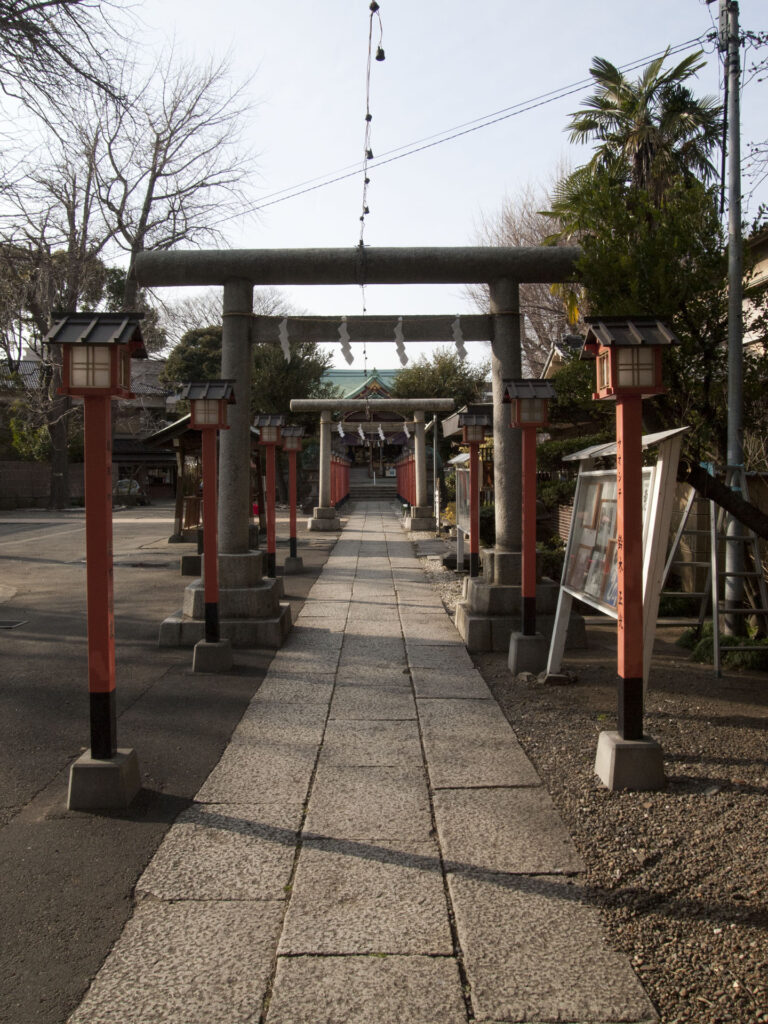 千住神社 鳥居