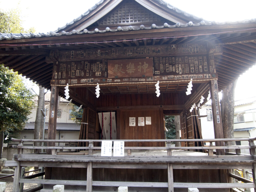 千住神社 舞殿