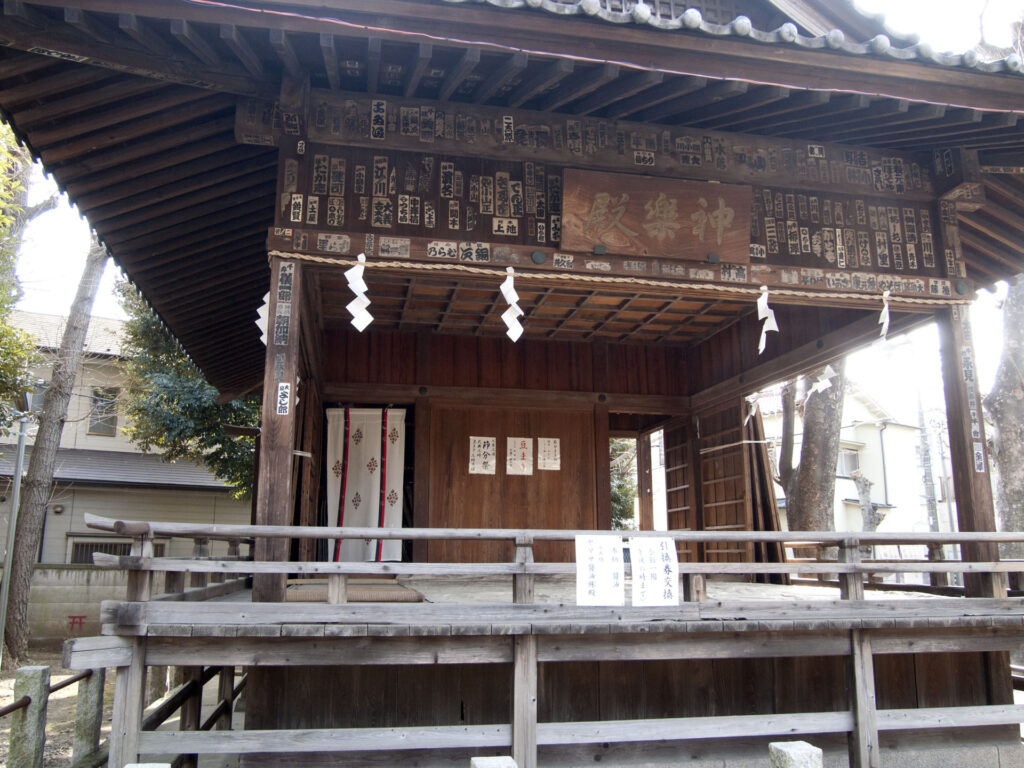 千住神社 舞殿