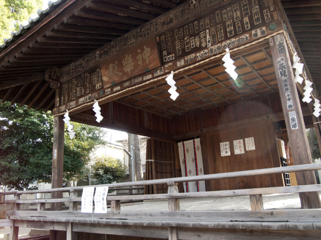 千住神社 舞殿
