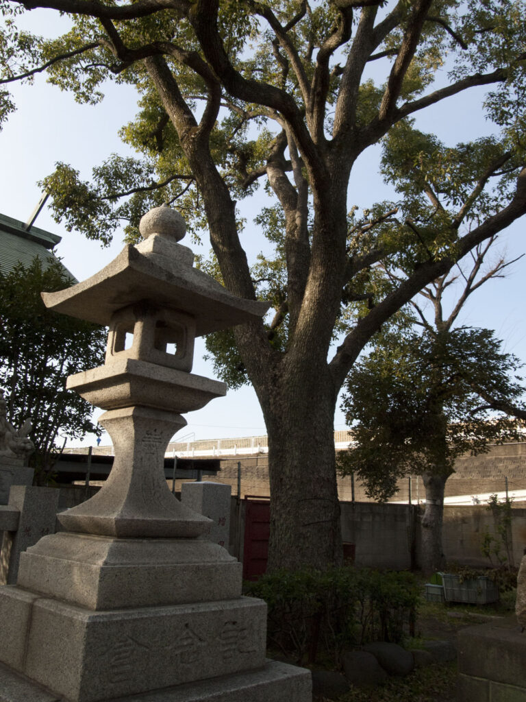 大川町氷川神社 灯籠