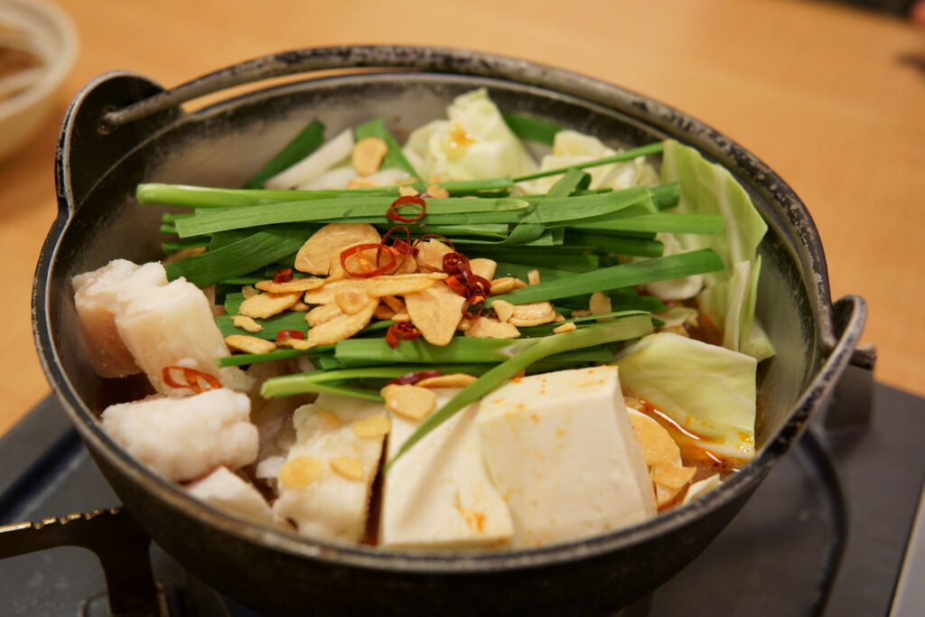 うま辛もつ鍋