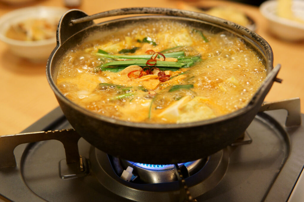 うま辛もつ鍋