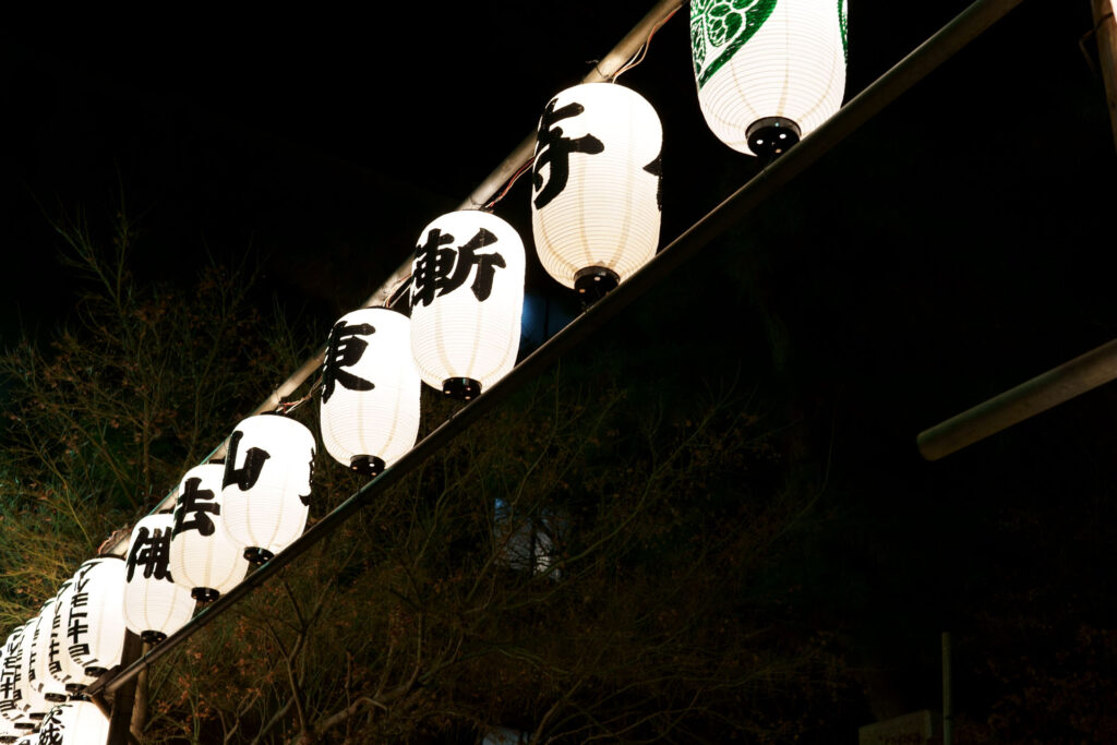 東漸寺 除夜の鐘（提灯）