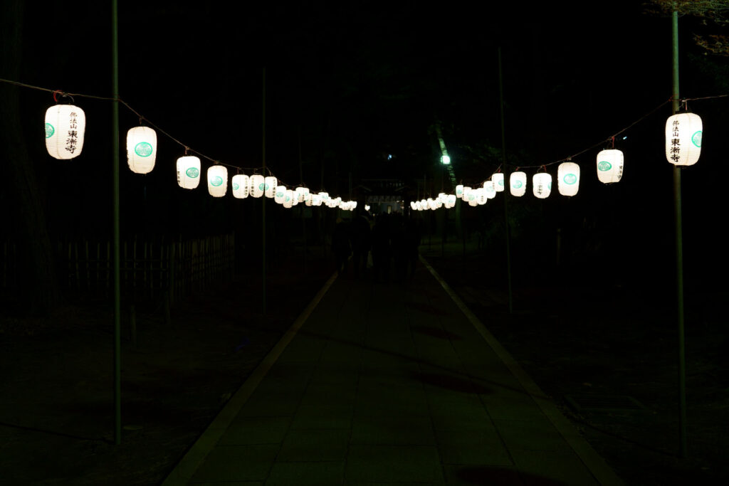 東漸寺 初詣（参道）