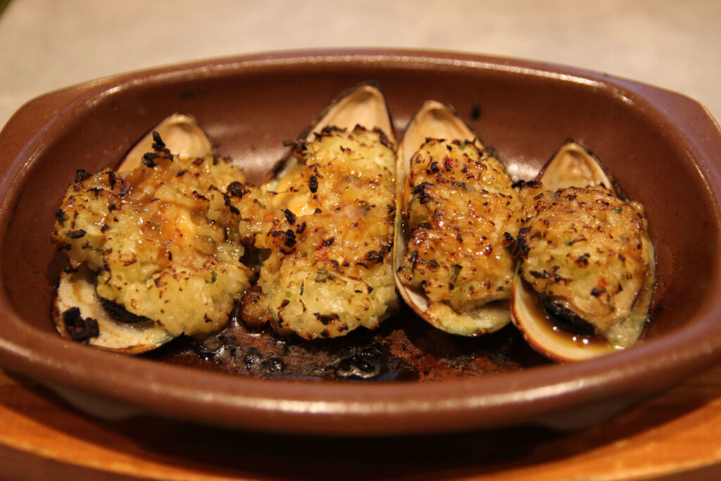 ムール貝のガーリック焼き