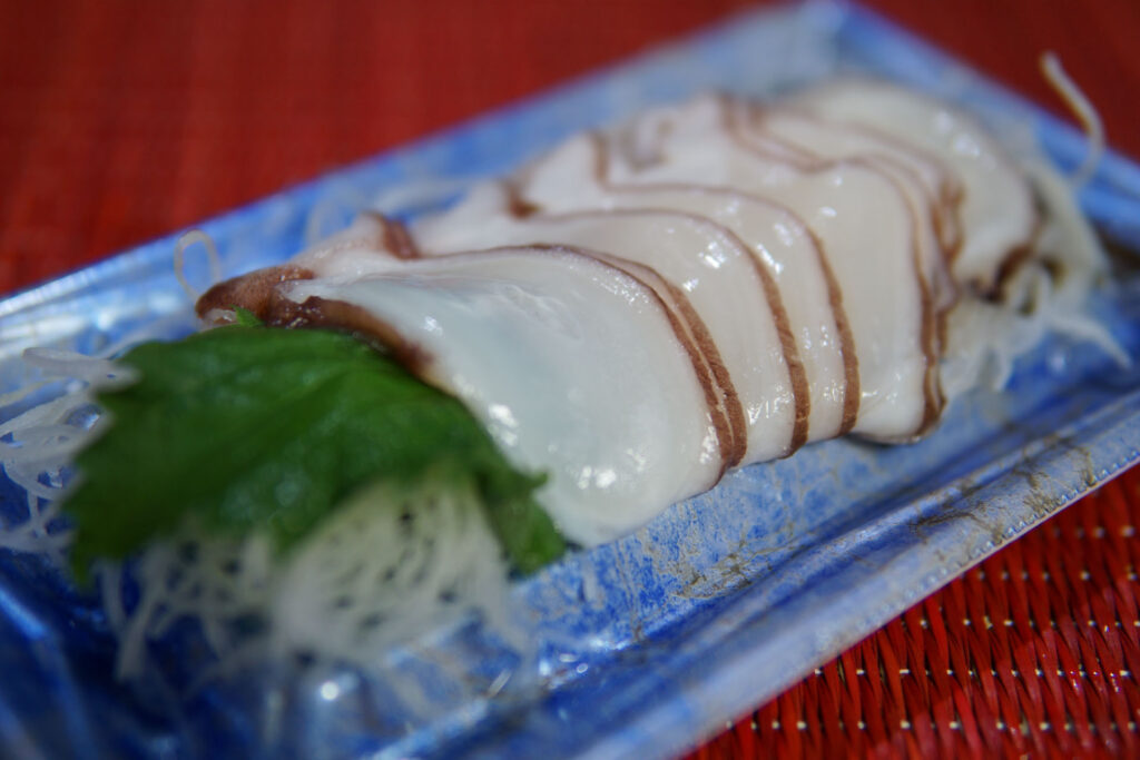 北海道産の刺身たこ