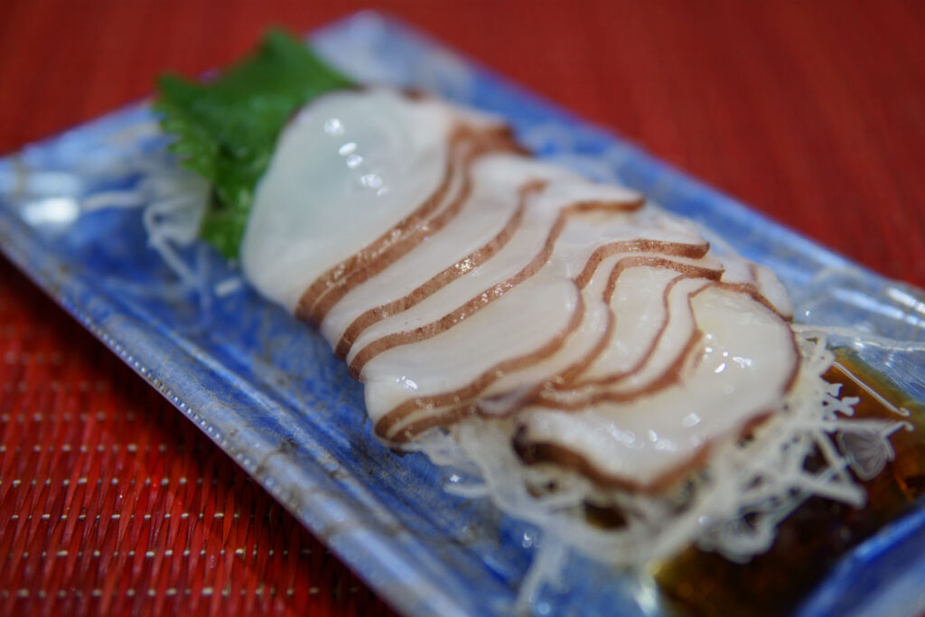 北海道産の刺身たこ