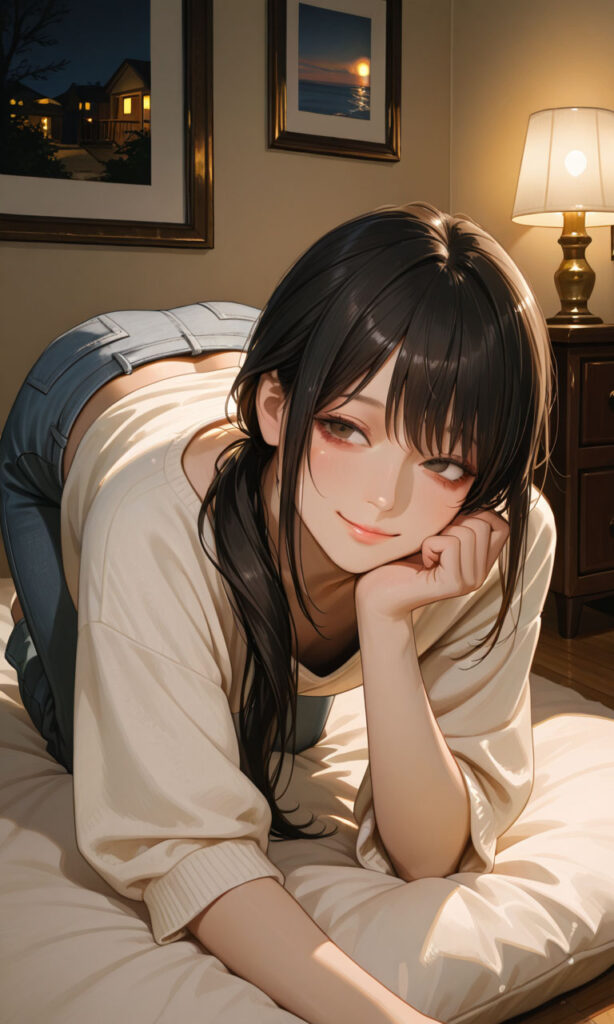 【PixAI】赤ん坊と同じ高さで