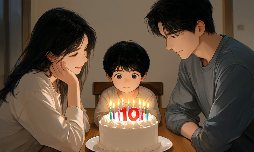 【PixAI】Warmth of Candlelight and Family