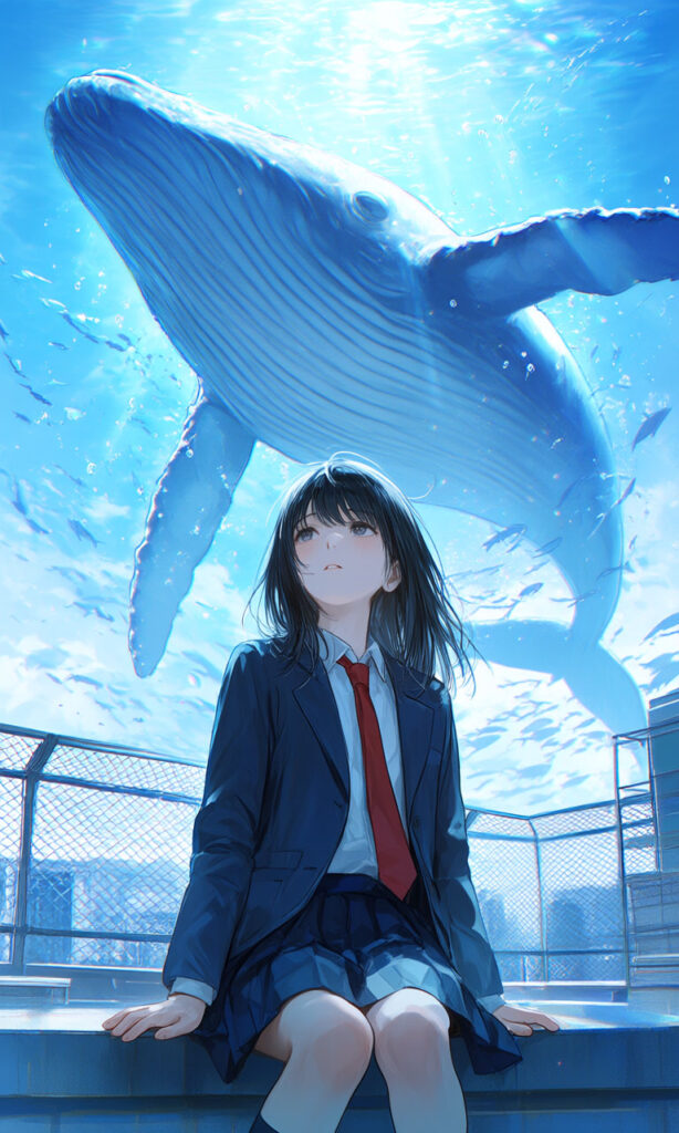 【PixAI】The Aquarium in the Sky -大空の水族館-