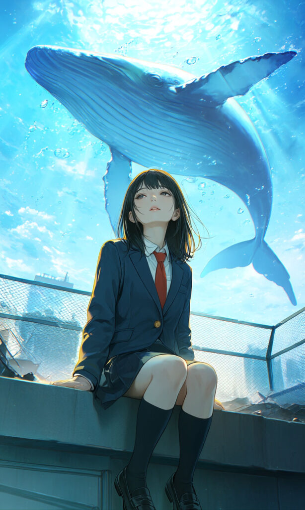 【PixAI】The Aquarium in the Sky -大空の水族館-