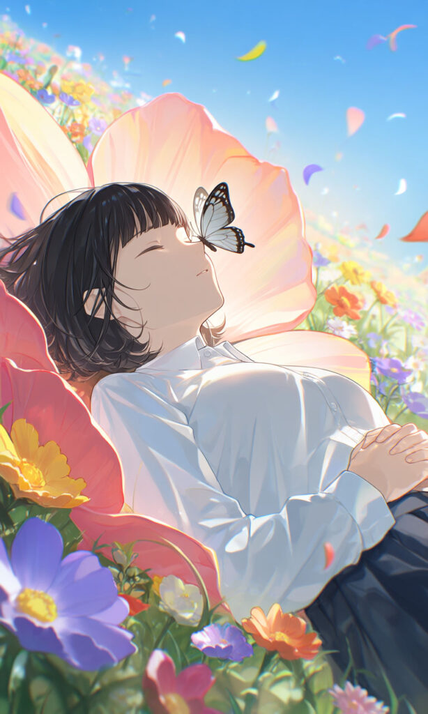 The Girl and the Giant Flower — The Dreaming Girl