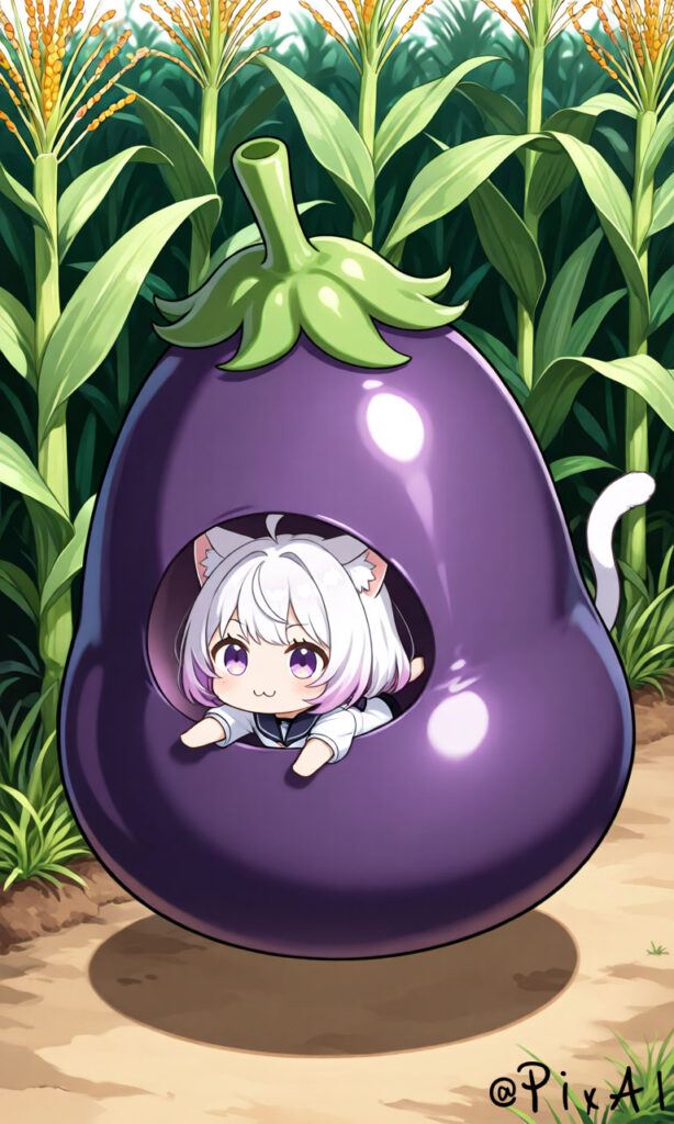 Adventure in the Cornfield: Mio and Nasu