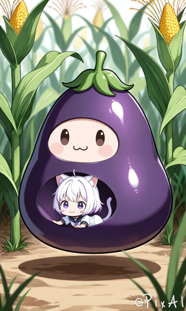 Adventure in the Cornfield: Mio and Nasu