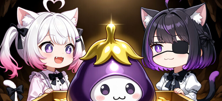 【PixAI】Mio and the Eggplant Adventure