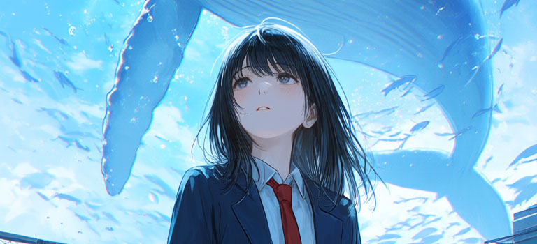 【PixAI】The Aquarium in the Sky -大空の水族館-