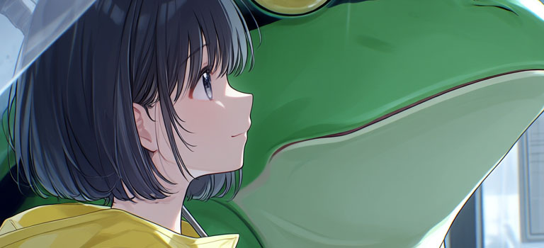 【PixAI】The Girl and Her Giant Friends — Part 1