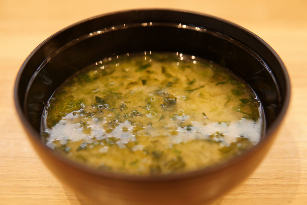 あおさの味噌汁