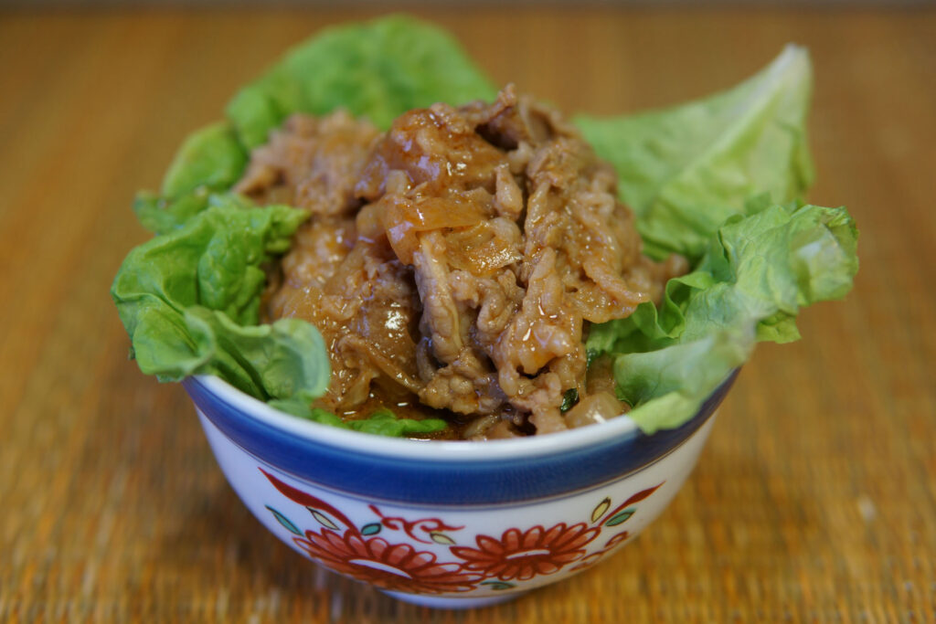 牛バラ焼肉ミニ丼