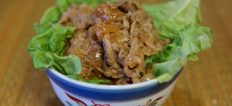 牛バラ焼肉ミニ丼