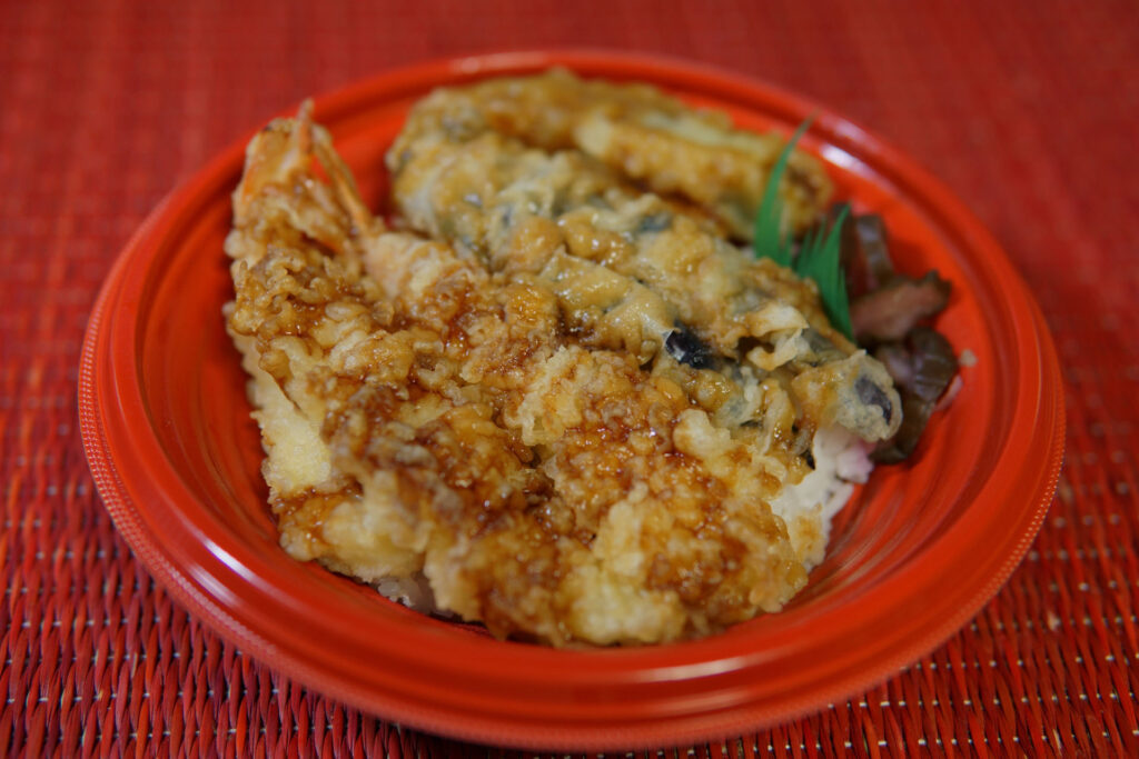 ごま油香る!5種具材の天丼