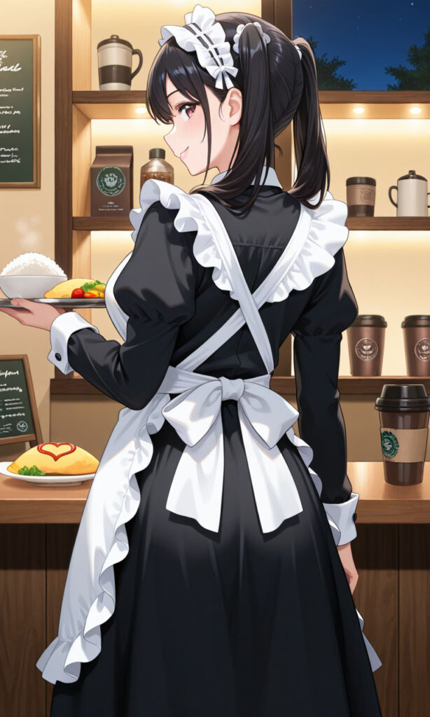 後ろから（from behind）