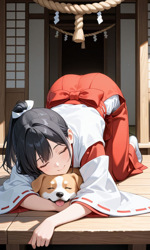 夏とイヌ
