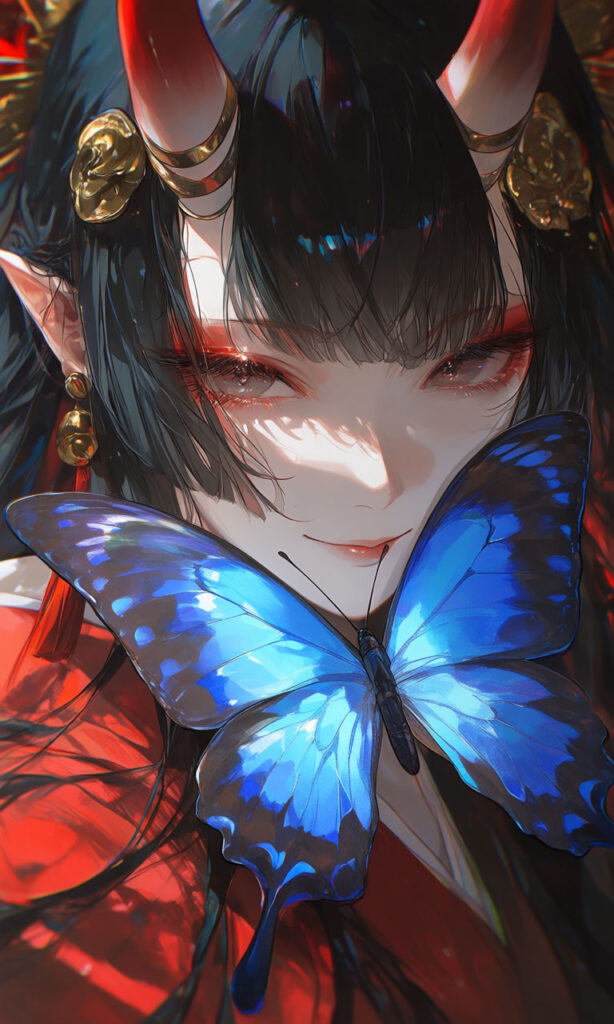 水彩風厚塗り